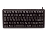 CHERRY COMPACT-KEYBOARD G84-4100 Clavier mécanique bas profil 86 touches USB+PS/2 noir Layout FRANCAIS