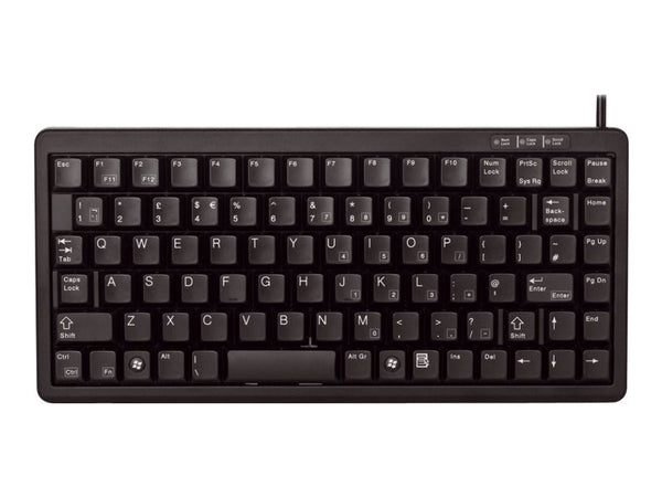 CHERRY COMPACT-KEYBOARD G84-4100 Clavier mécanique bas profil 86 touches USB+PS/2 noir Layout FRANCAIS