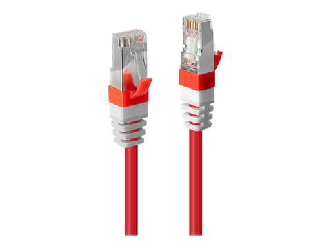 LINDY S/FTP Cat.6A Cable Red 7.5m LSOH incl. Testprotocol