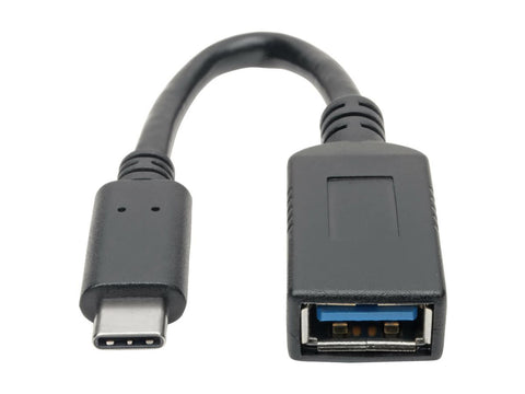 EATON TRIPPLITE USB-C to USB-A Adapter M/F USB 3.1 Gen 1 5 Gbps USB-IF Certified Thunderbolt 3 Compatible 6p 15.24cm