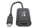 EATON TRIPPLITE USB-C to HDMI Adapter M/F - 4K 60Hz HDCP 2.2 Black