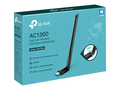 TP-LINK AC1300 High Gain Wi-Fi Dual Band USB Adapter