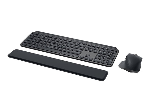 LOGITECH MX Keys Combo for Business Keyboard and mouse set backlit wireless Bluetooth LE QWERTY US International graphite (US)
