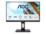AOC Q24P2Q 23.8p 2560x1440 QHD IPS 250cd/m2 1000:1 4ms HDMI VGA DisplayPort haut-parleurs noir