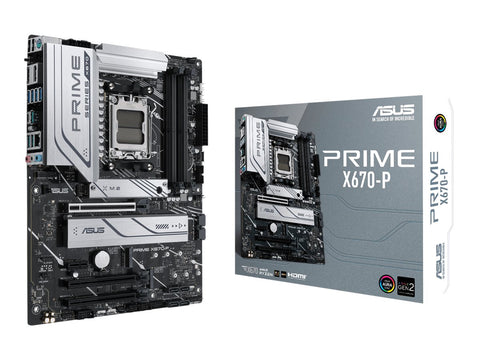 ASUS PRIME X670-P AM5 Socket 4DDR5 3xPCIe 4.0 x16 HDMI 2.1 DP 1.4 6xSATA 6Gb/s ATX