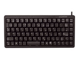 CHERRY COMPACT-KEYBOARD G84-4100 Clavier mécanique bas profil 86 touches USB+PS/2 noir Layout FRANCAIS
