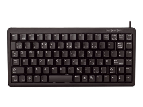 CHERRY COMPACT-KEYBOARD G84-4100 Clavier mécanique bas profil 86 touches USB+PS/2 noir Layout FRANCAIS