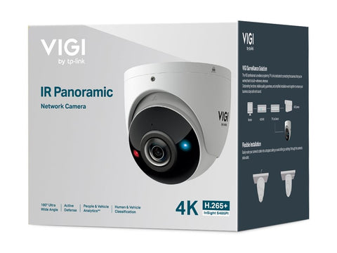 TP-LINK VIGI 8MP IR Panoramic Turret Network Camera