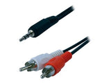 MCL CABLE AUDIO STEREO 2 x RCA MALE (P)