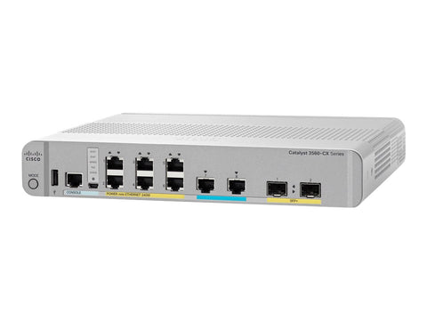CISCO Catalyst 3560-CX 2 x mGig. 6 x 1G PoE. IP Base