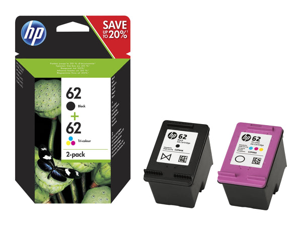 HP 62 original Ink cartridge N9J71AE 301 combo 2-Pack