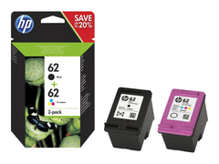 HP 62 original Ink cartridge N9J71AE 301 combo 2-Pack