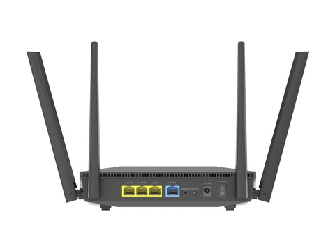 ASUS RT-AX52 AX1800 Dual Band WiFi 6 Extendable Router Instant Guard Parental Controls Built-in VPN AiMesh Compatible