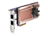 QNAP QM2 series Card 2xPCIe 2280 M.2 SSD slots PCIe Gen3x4 2xIntel I225LM 2.5GbE NBASE-T port