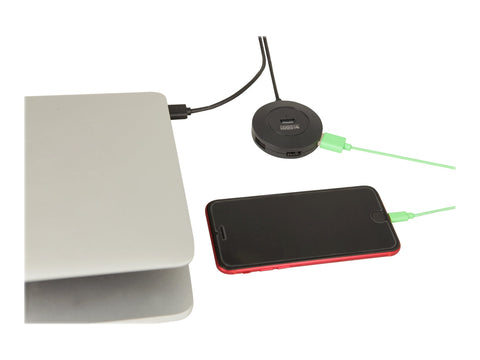 URBAN FACTORY MINEE 4-Port USB 2.0 Hub Black