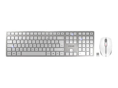 CHERRY DW 9100 SLIM Wireless Desktop USB Bluetooth white/silver rechargeable (FR)