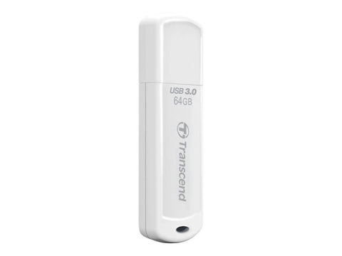 TRANSCEND 64Go Clé USB USB3.1 Gen1 Classique - Blanc