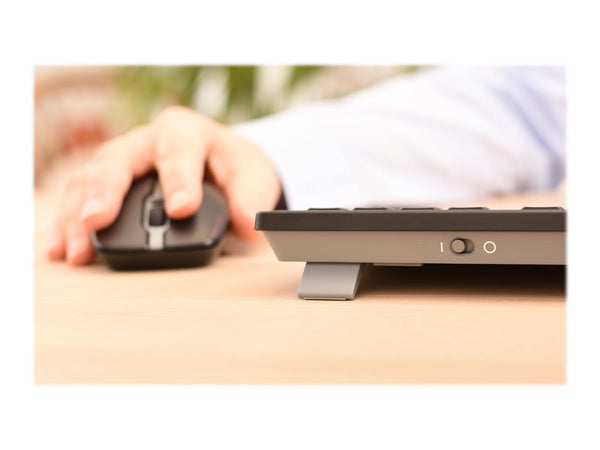 CHERRY STREAM Wireless Keyboard Mouse USB Desktop Black (FR)