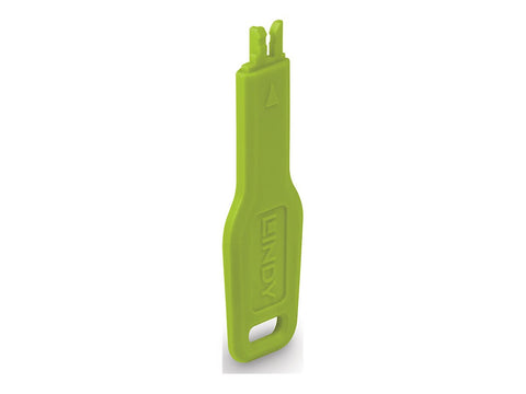 LINDY RJ45 Port Blocker key Green