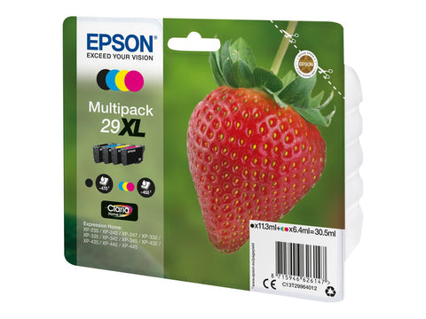 EPSON 1LB Multipack Fraise - Encre Claria Home Black Cyan Magenta Yellow XL w/s