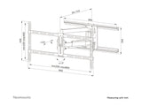 NEOMOUNTS WL40-550BL18 Support pour écran mural 43-75p - orientable - installation facile