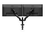 AOC AS110D0 bras réglable - pour 2 écrans LCD - alliage d'aluminium - Taille d'écran : jusqu'à 27 pouces - montrable sur bureau