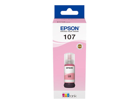 EPSON 1LB 107 EcoTank Light Magenta Ink Bottle