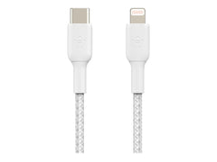 BELKIN BOOST CHARGE USB-C to Lightning Cable Braided 1M White