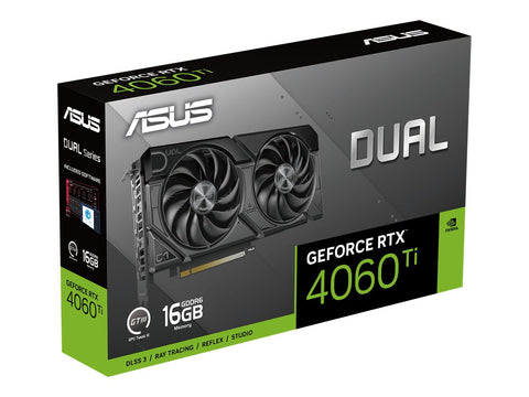 ASUS Dual GeForce RTX 4060 Ti EVO 16Go GDDR6 PCIe 4.0 DLSS 3 HDMI 2.1a DisplayPort 1.4a