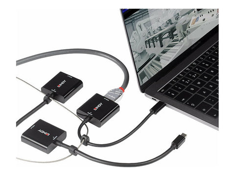 LINDY Converter Set USB Type C MiniDP and DP to HDMI 18G