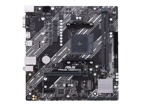 ASUS PRIME A520M-K AMD Socket AM4 for 3rd Gen AMD Ryzen mATX Form Factor DDR4
