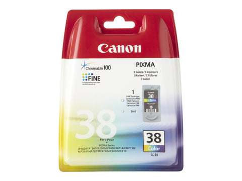 CANON CL-38 cartouche d encre couleur faible capacité 9ml 207 pages pack de 1