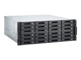 QNAP 24-Bay 4U Rackmount NAS Intel Xeon E-2236 6 cores/12 threads 3.4GHz processor 128Go ECC DDR4 24x2.5p/3.5p SATA