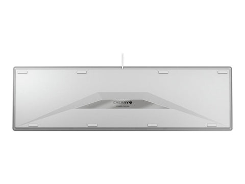 CHERRY KC 6000C SLIM FOR MAC Keyboard 105+6 keys USB white/silver (FR)