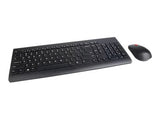 Lenovo Essential Wireless Combo - Ensemble clavier et souris - sans fil - 2.4 GHz - Français - ThinkRed