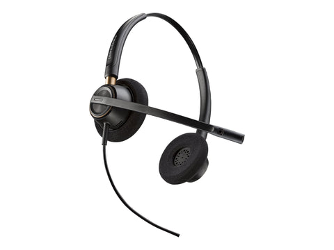 HP Poly EncorePro 520 with Quick Disconnect Binaural Headset for EMEA-EURO