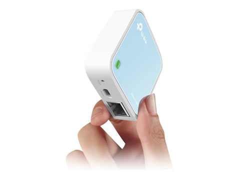 TP-LINK 300Mbps Wireless N Mini Pocket AP Router QCOM 2T2 2.4GHz 802.11n/g/b 1 Ethernet Port 1 Micro USB port Internal Antenna