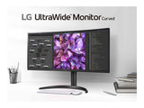 LG 34WQ75C-B Écran LED - incurvé - 34" - 3440 x 1440 UWQHD @ 60 Hz - IPS - 300 cd/m² - 1000:1 - HDR10 - 5 ms - 2xHDMI,DP, USB-C
