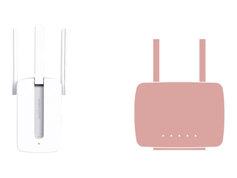 TP-LINK MERCUSYS MW300RE N300 WiFi 802.11n Range Extender WPS 2x antenna