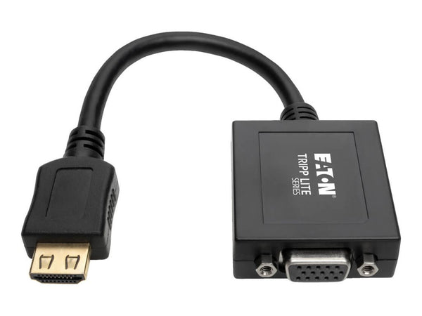 EATON TRIPPLITE HDMI to VGA with Audio Converter Cable Adapter for Ultrabook/Laptop/Desktop PC M/F 6-in. 15.24 cm