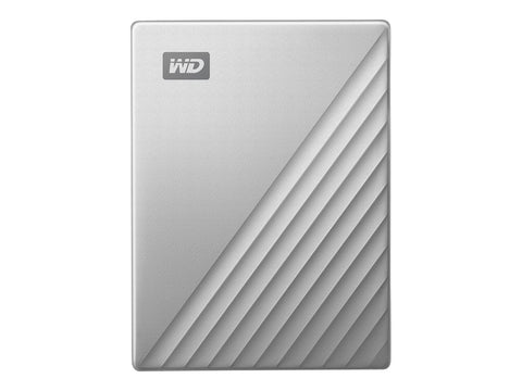 WD My Passport Ultra Mac 4To Silver USB-C/USB3.0 HDD 2.5p Metal finish RTL portable extern