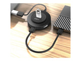 URBAN FACTORY MINEE 4-Port USB 2.0 Hub Black