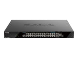 D-LINK DGS-1520-28MP/E 28-Port Smart Managed PoE+ Gigabit Stack Switch 4x 2.5 GE 4x 10G