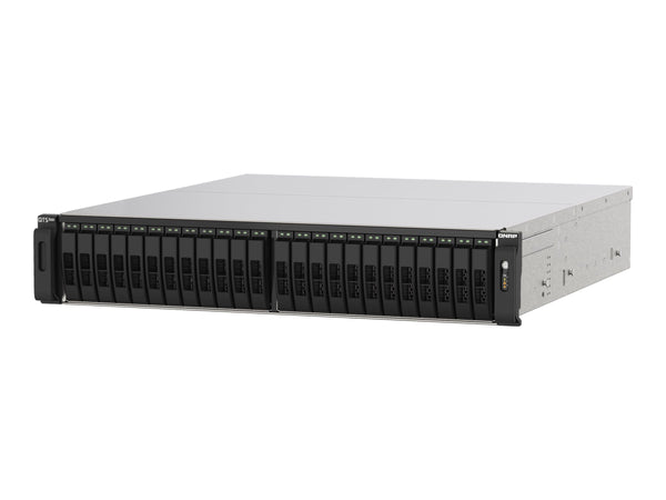 QNAP TS-h2490FU-7302P-128G 24-Bay all-flash NAS AMD EPYC 7302P NVMe Gen3x4 128Go RAM 2x2.5GbE LAN 4x25GbE SFP28