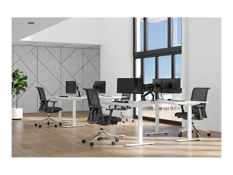 NEOMOUNTS DS75S-950BL2 Support décran à fixer 17-32p - ressort à gaz - Topfix - arrêt 180