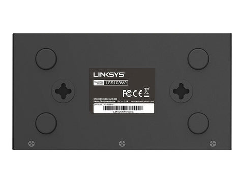 LINKSYS Switch 8 ports Gigabit - Boitier Métal - package retail