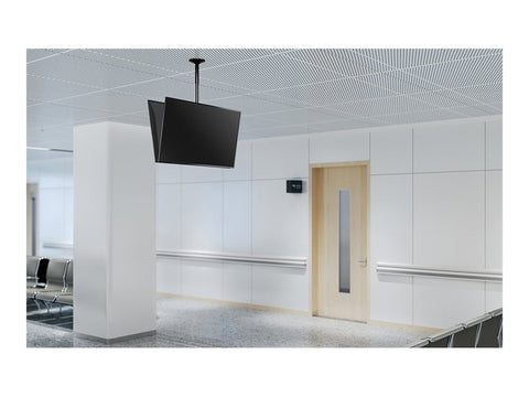 NEOMOUNTS FPMA-C340DBLACK Support de plafond pour écran de 32-75p - h 106-156 cm