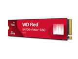 WD Red SSD SN700 NVMe 4To M.2 2280 PCIe Gen3 8Gb/s internal drive for NAS devices