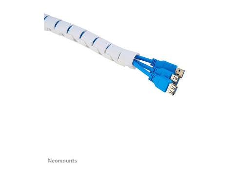 NEOMOUNTS Spiral Cable Wrap 25mm multiple cables white