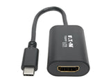 EATON TRIPPLITE USB-C to HDMI Adapter M/F - 4K 60Hz HDCP 2.2 Black